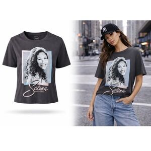 Authentic Selena official merchandise graphic t-shirt featuring a portrait print